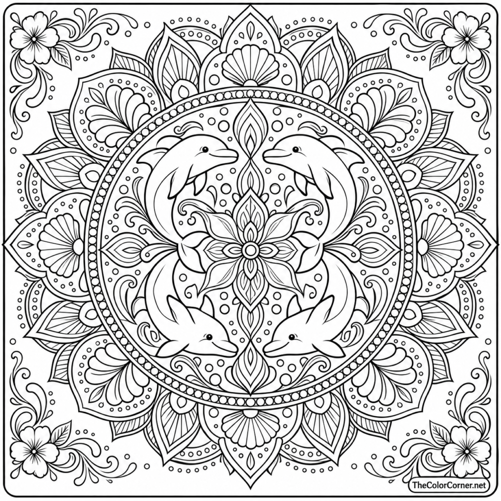 Dolphin Mandala