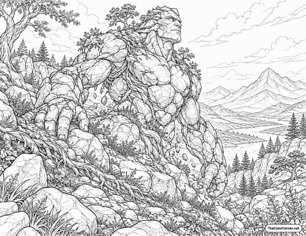 Earth Elemental Rocky Hillside