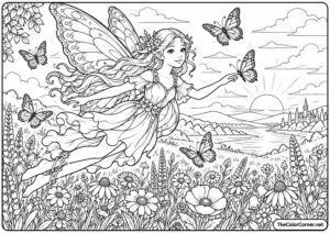 Fairy With Butterfly Wings