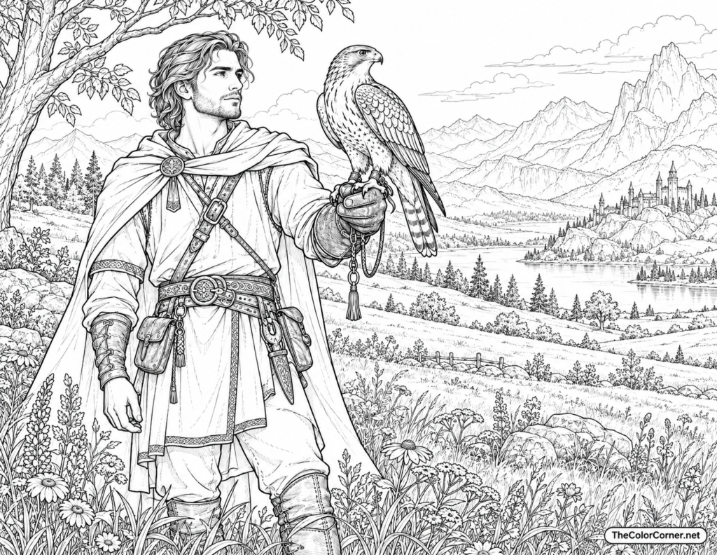 Falconer Trained Hawk