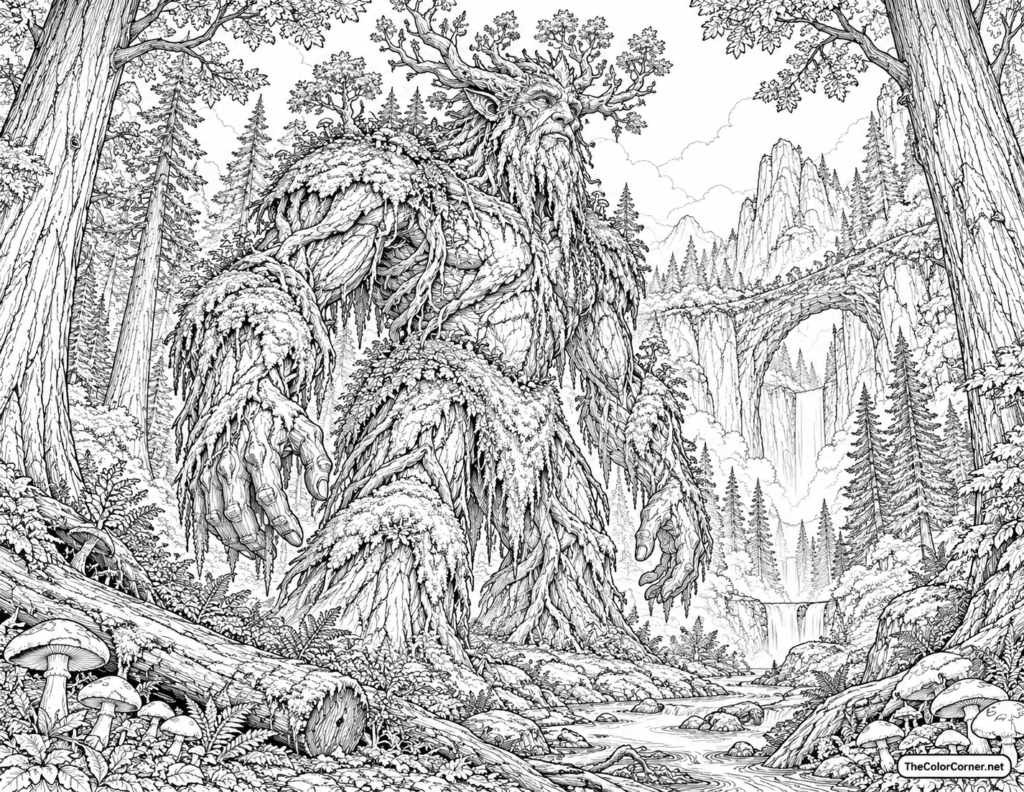 Forest Titan Ancient Roots Moss