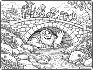 Friendly Troll Under A Bridge