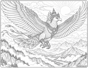 Garuda Soaring Mountains