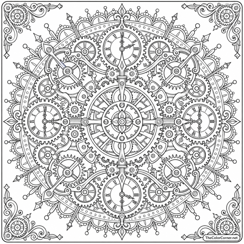 Gear Clockwork Mandala