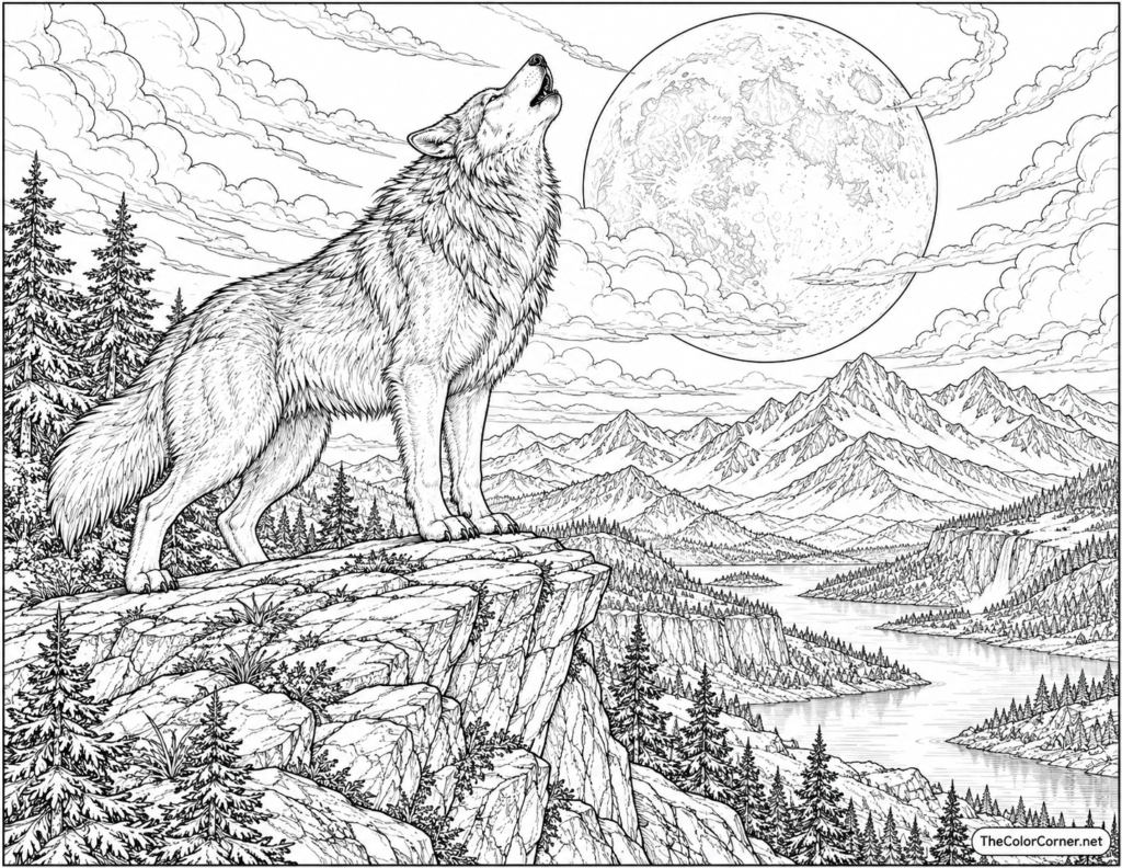 Great Wolf Windswept Cliff