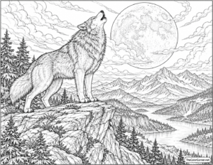 Great Wolf Windswept Cliff