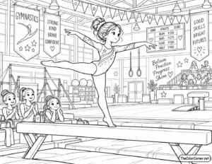 Gymnastics Balance Beam