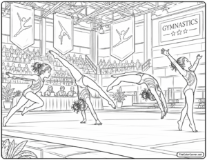 Gymnastics Floor Routine