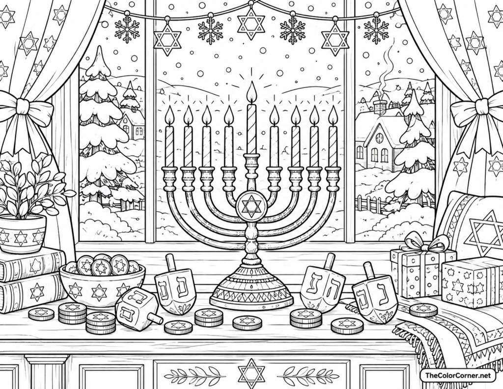 Hanukkah Menorah
