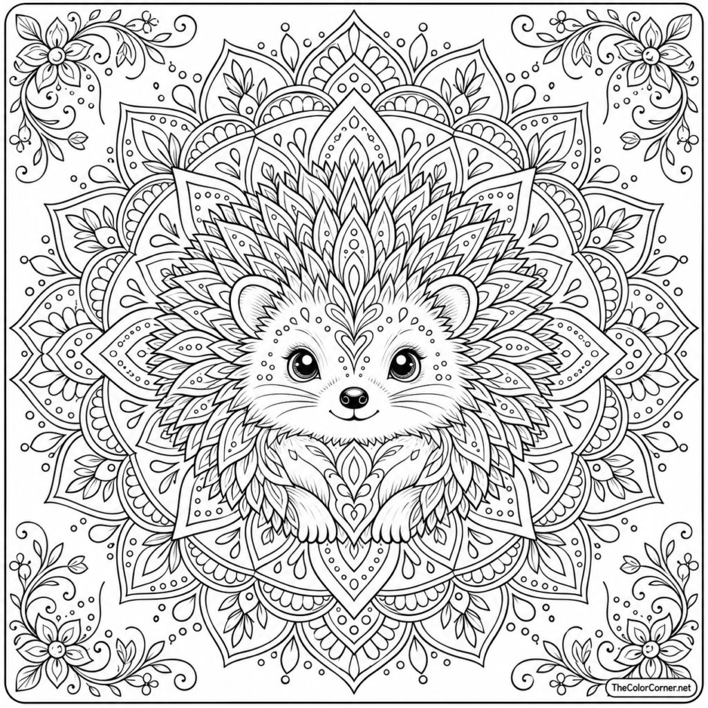 Hedgehog Mandala