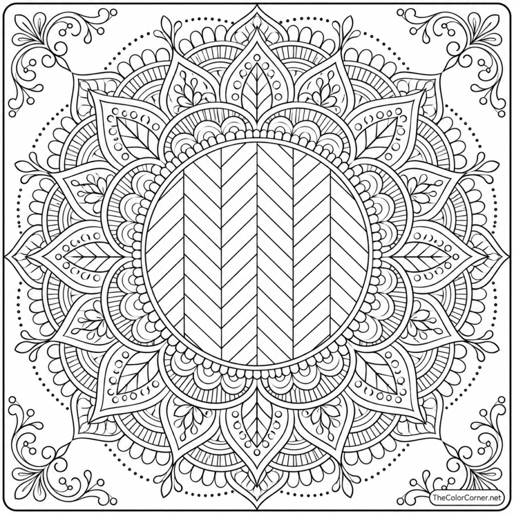 Herringbone Mandala