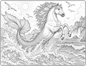 Hippocampus Ocean Waves