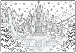 Ice Castle In A Winter Kingdom