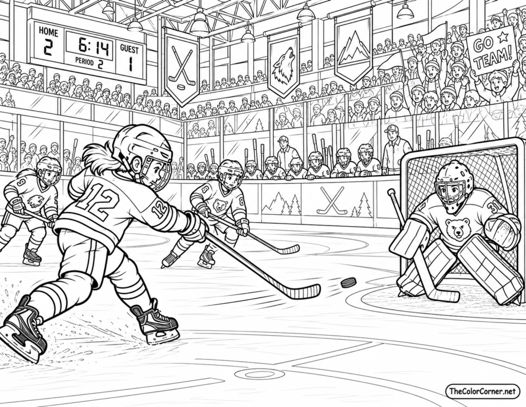Ice Hockey Slap Shot