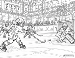 Ice Hockey Slap Shot
