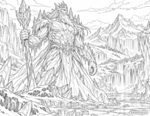 Ice Titan Towering Glaciers