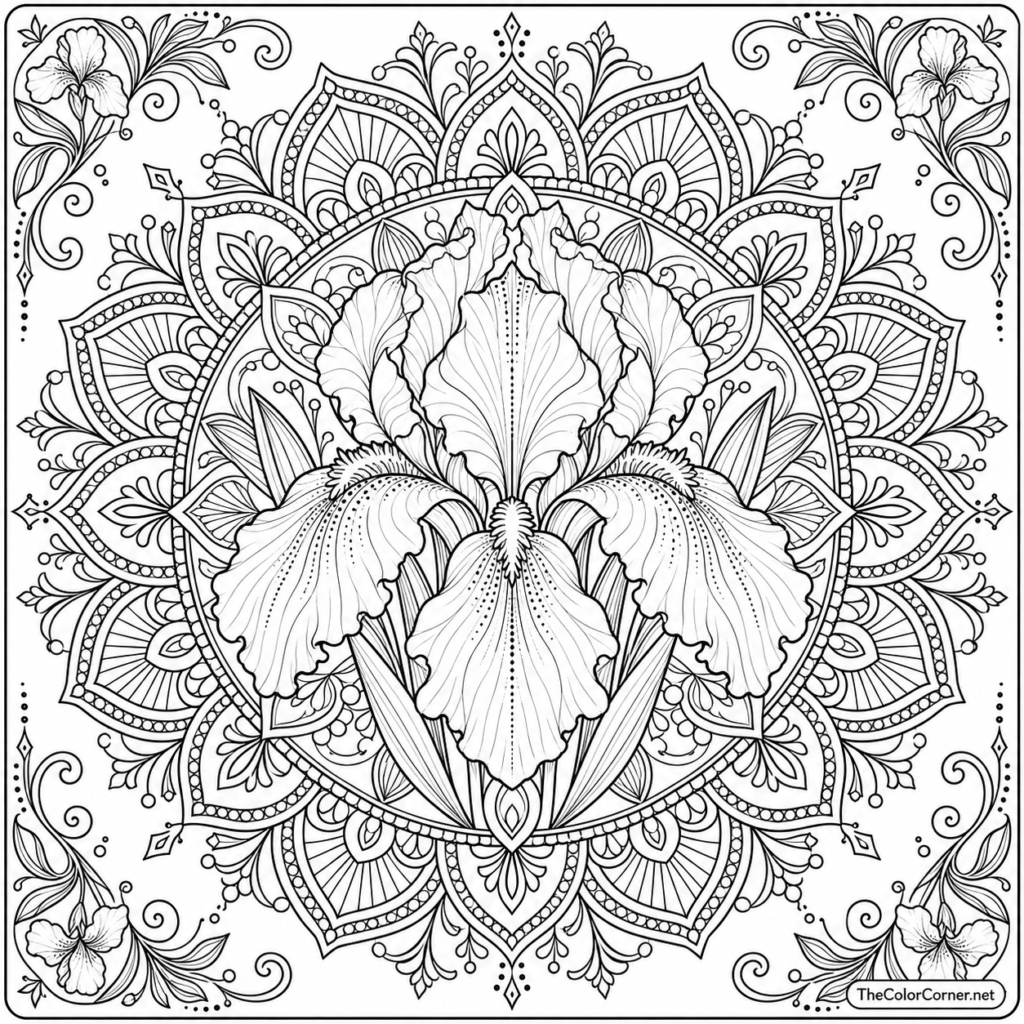 Iris Mandala
