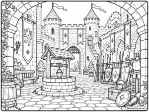 Knights Castle Courtyard