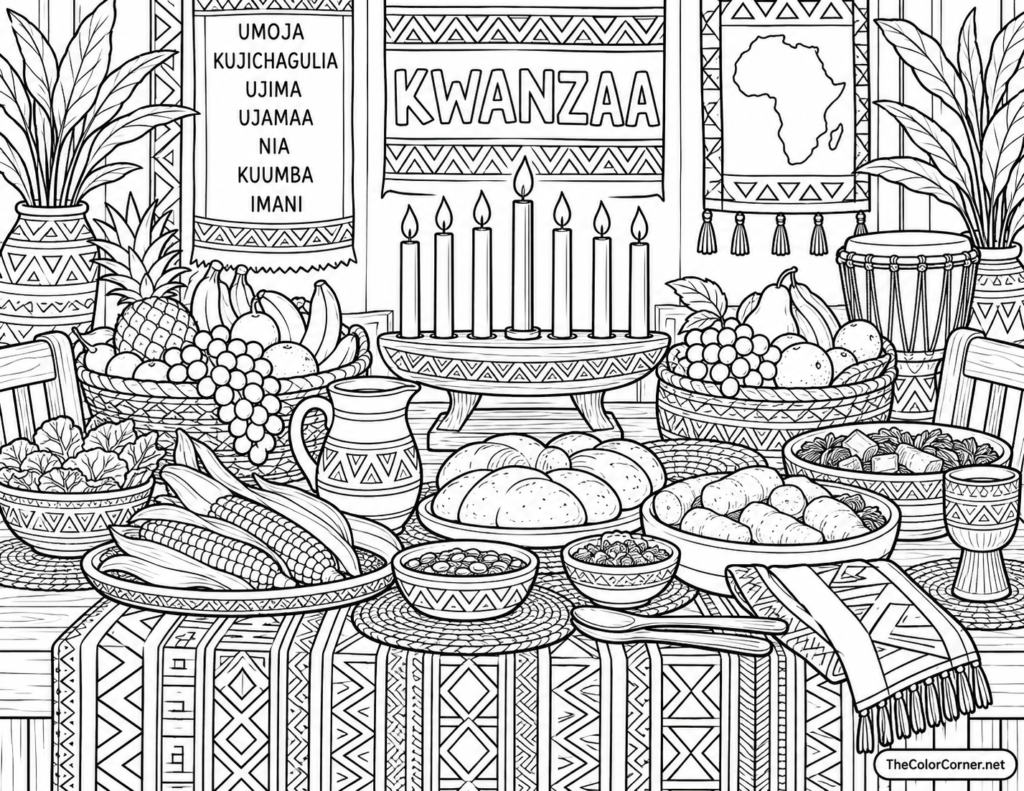 Kwanzaa Feast Table