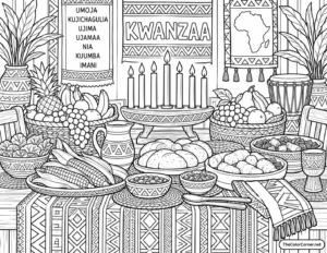 Kwanzaa Feast Table