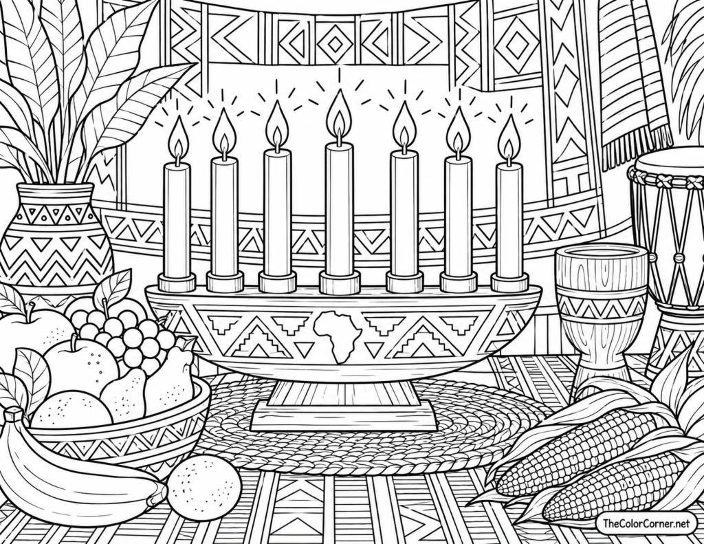 Kwanzaa Kinara