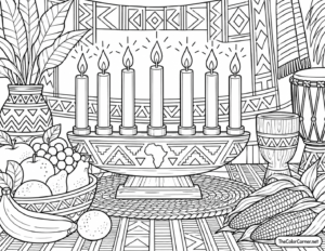 Kwanzaa Kinara