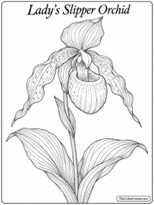 Ladys Slipper Orchid