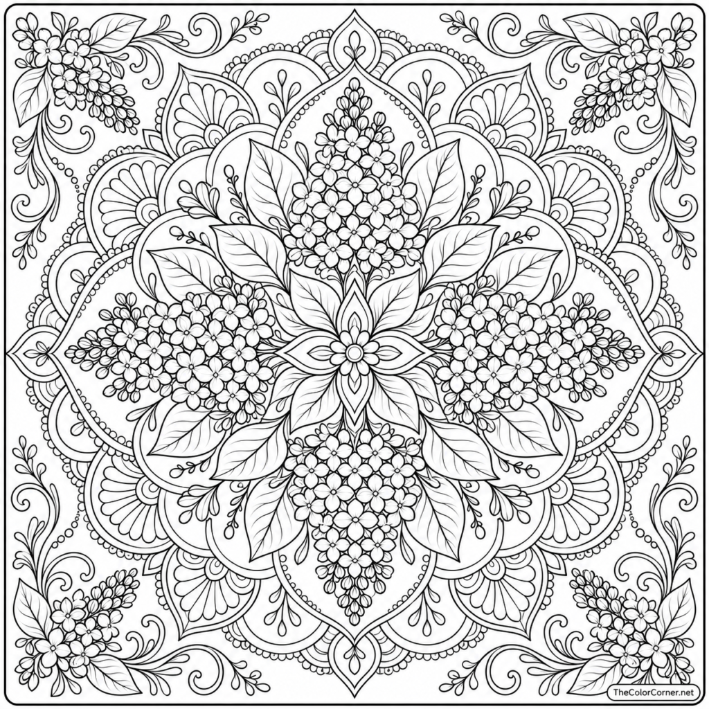 Lilac Mandala