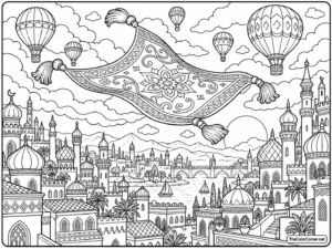 Magic Carpet Ride Over A City