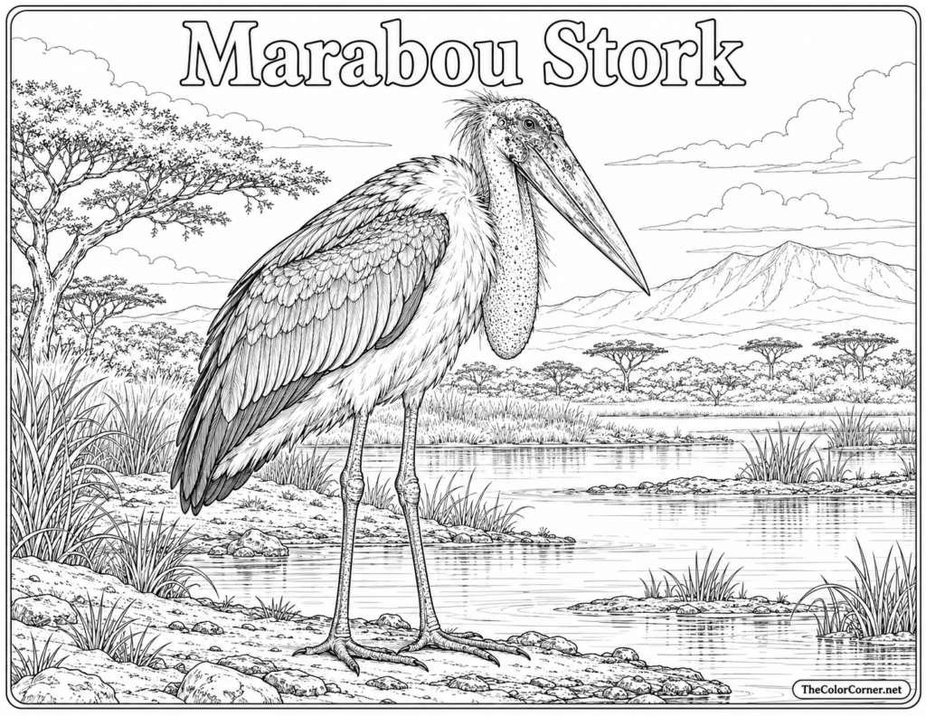 Marabou Stork