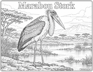 Marabou Stork