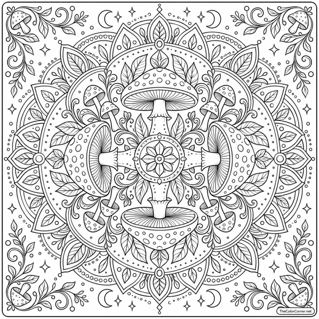 Mushroom Mandala