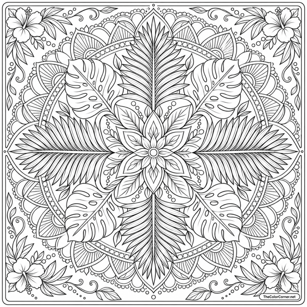 Palm Leaf Mandala