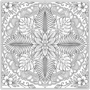 Palm Leaf Mandala
