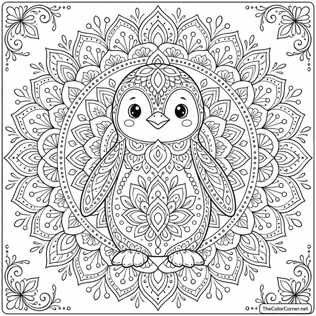 Penguin Mandala