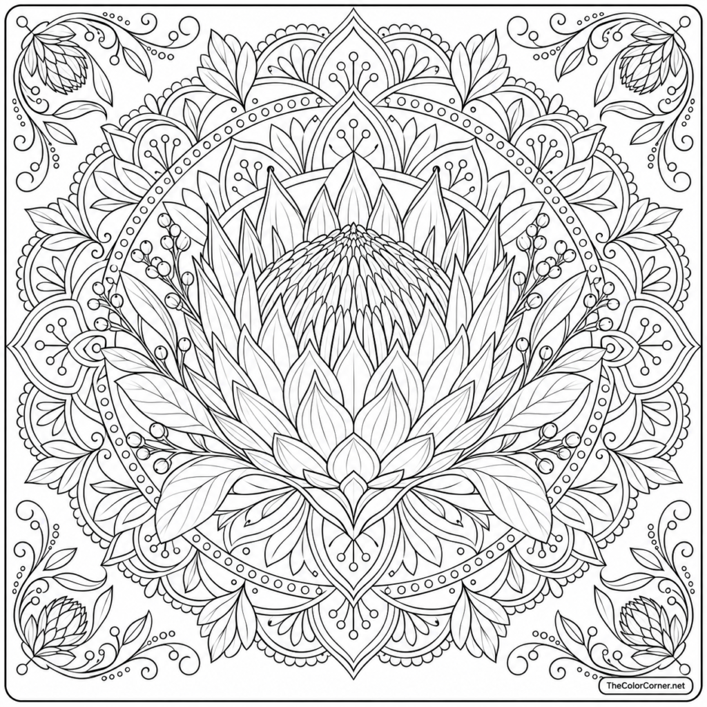 Protea Mandala