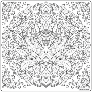 Protea Mandala