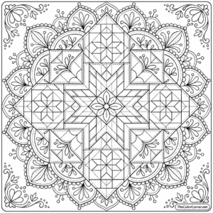 Quilt Pattern Mandala
