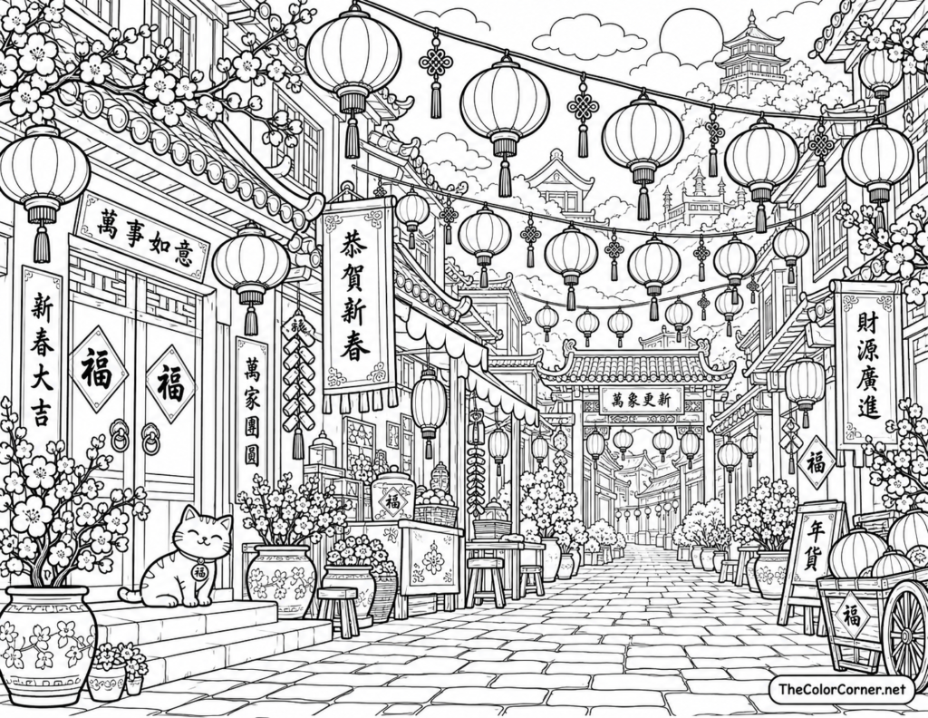 Red Lanterns Street