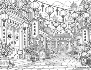 Red Lanterns Street