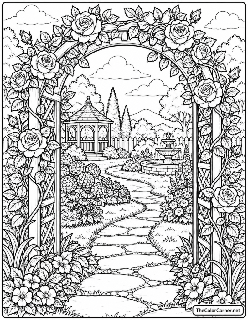 Rose Garden Trellis
