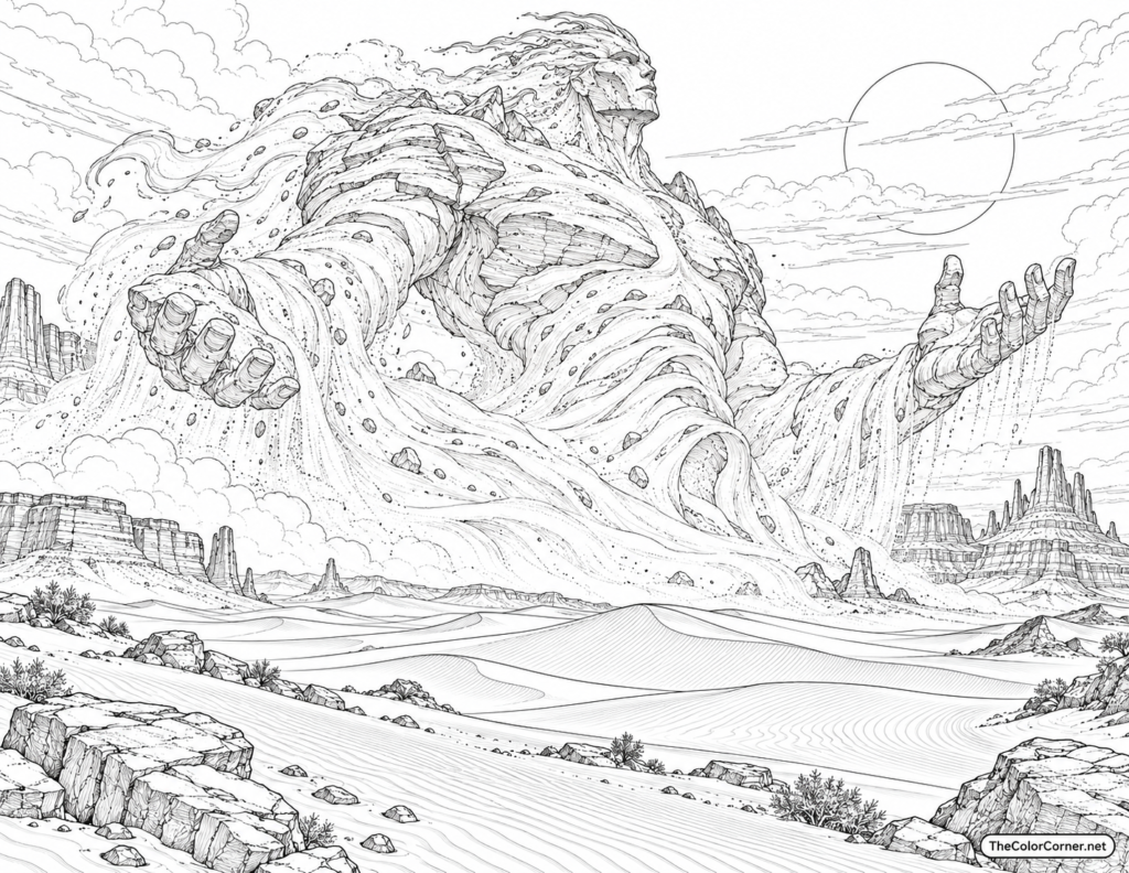 Sand Titan Desert Dunes