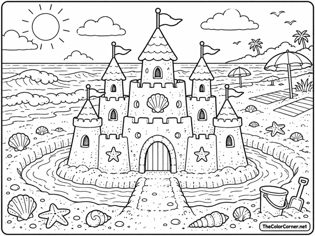 Sandcastle By The Sea