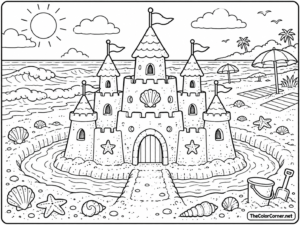 Sandcastle By The Sea