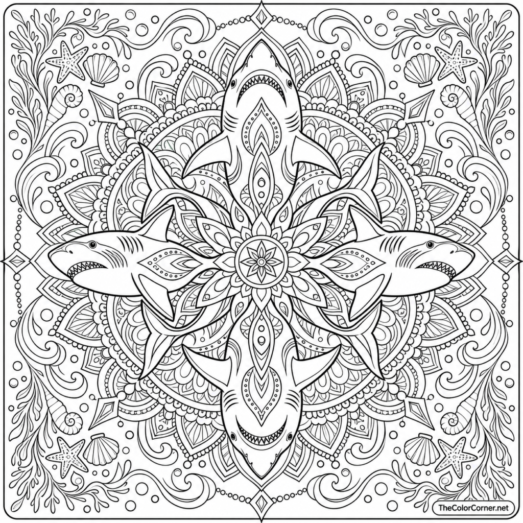 Shark Mandala