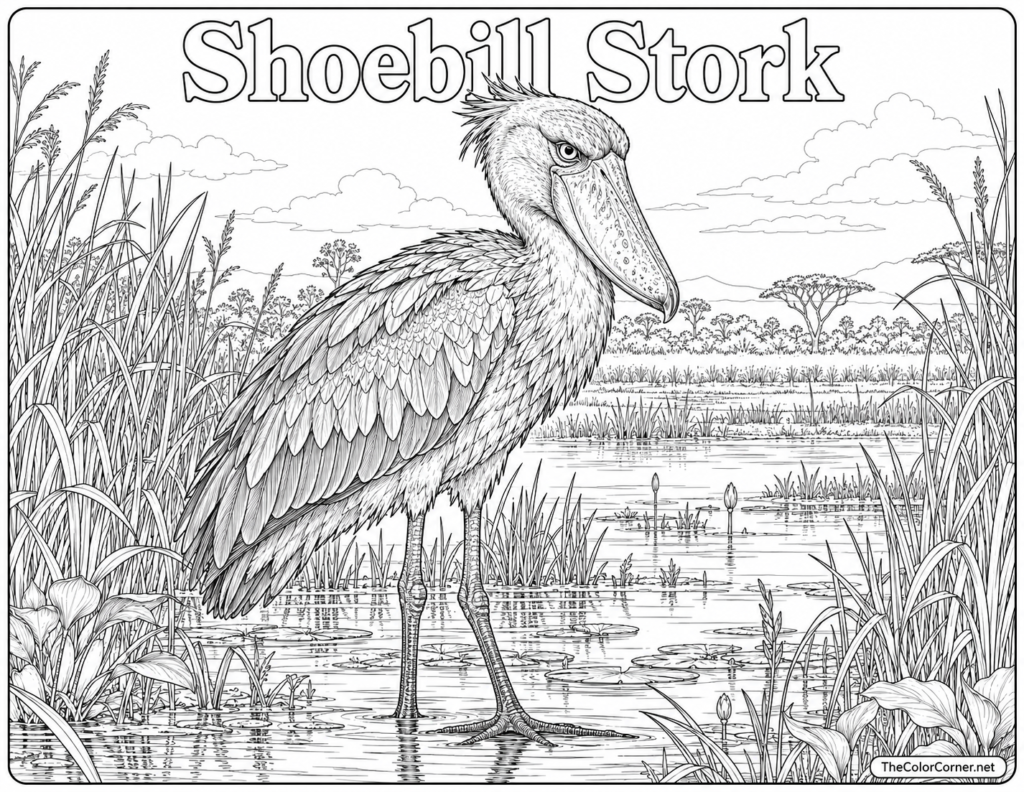 Shoebill Stork