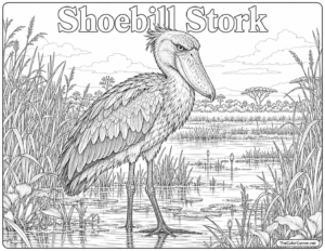 Shoebill Stork
