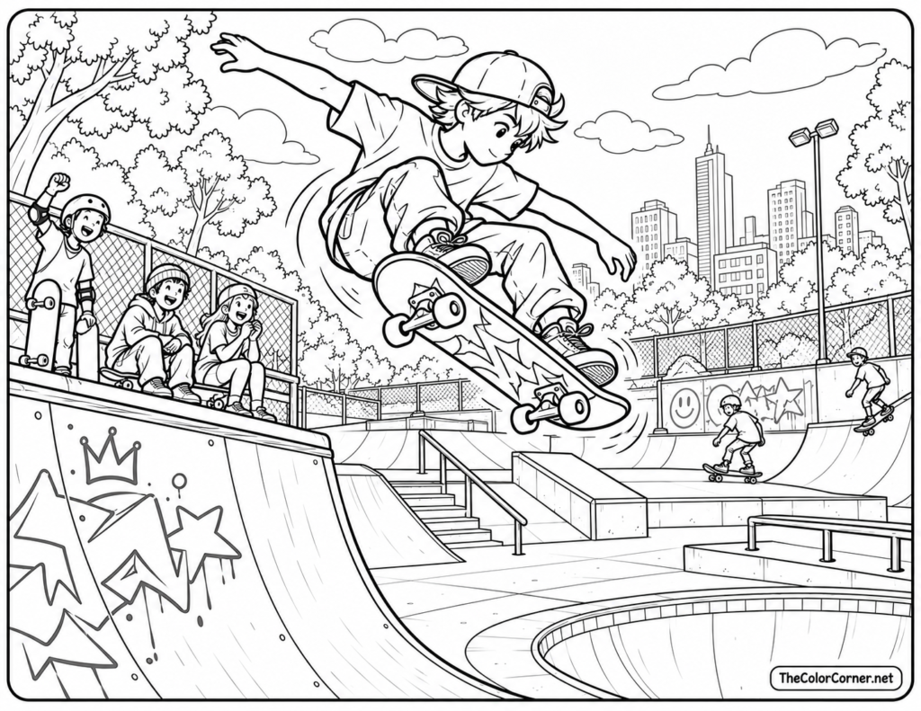 Skateboarding