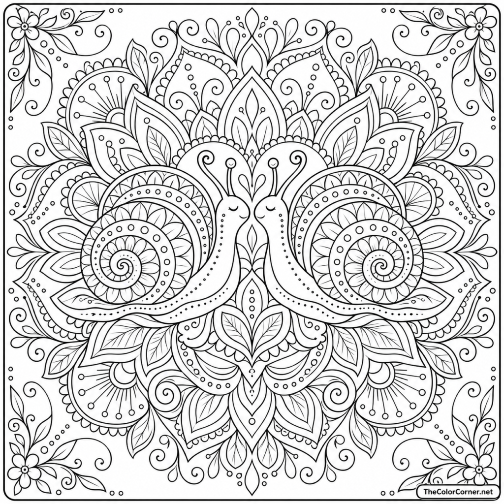 Snail Mandala