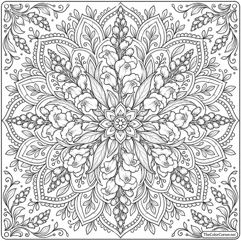 Snapdragon Mandala